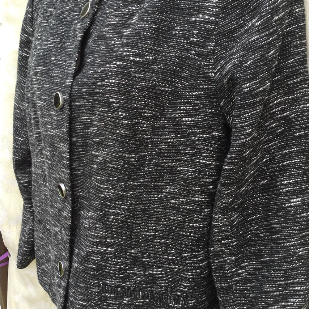 Jm Collection Size 18 Button Down Lined Jacket - image 3